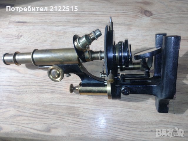 стар бронов Микроскоп, снимка 3 - Антикварни и старинни предмети - 39669725