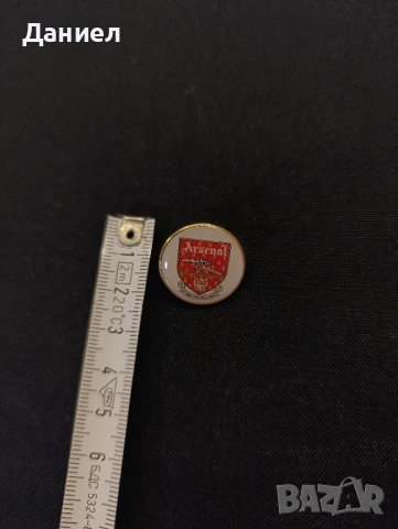 Ретро значка на Арсенал, снимка 2 - Колекции - 52430434