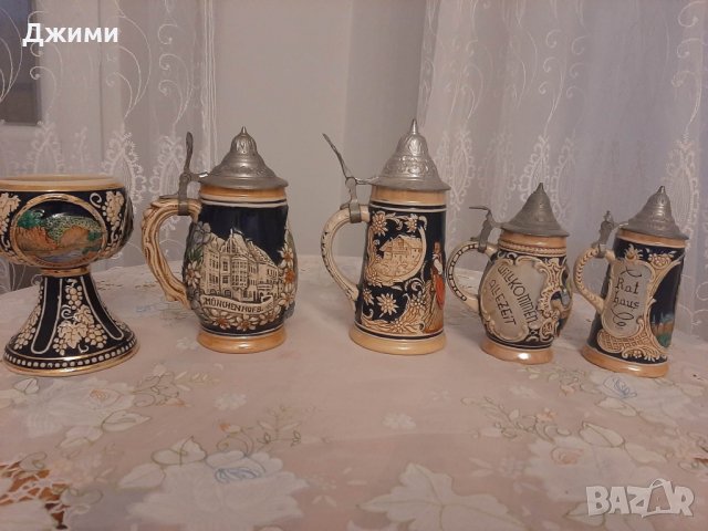 немски колекционерска халба, снимка 5 - Антикварни и старинни предмети - 39531821