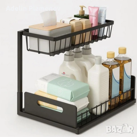 Органайзер за баня и кухня Cheffinger – идеално решение за ред и пространство, снимка 5 - Аксесоари за кухня - 53317058