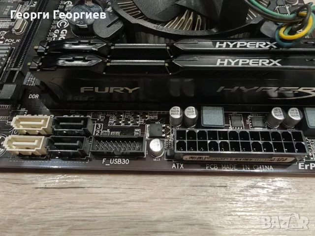 Комплект дъно + процесор: H81 + Core i5 4590, снимка 3 - Дънни платки - 56238023