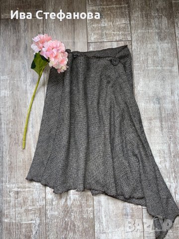 Зимна пола прегърни ме асиметричен модел, снимка 3 - Поли - 16468792