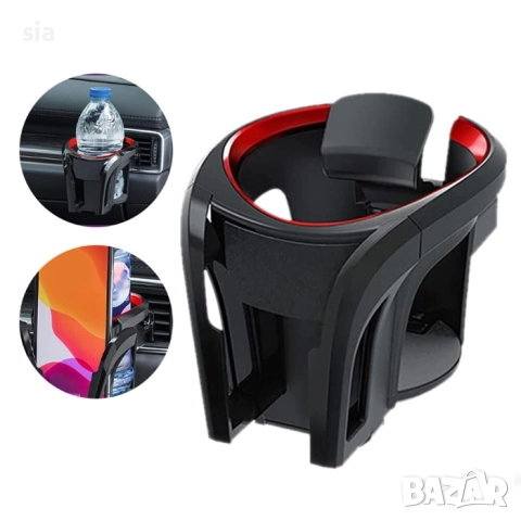 Поставка за чаша и телефон за кола, Универсална стойка 2 в 1, снимка 4 - Аксесоари и консумативи - 39647079