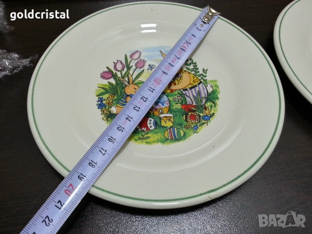 чиния Великден немски порцелан , снимка 2 - Антикварни и старинни предмети - 54011297