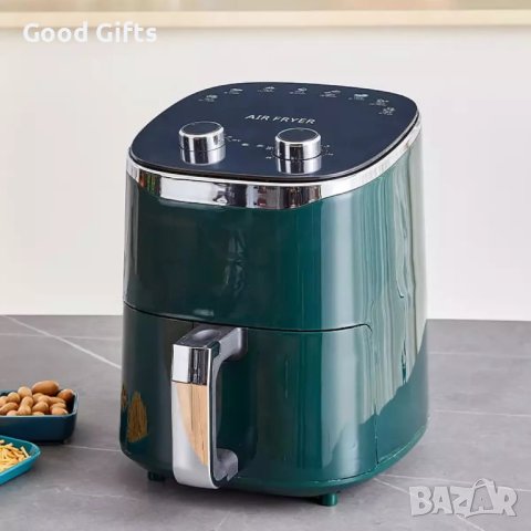 Air Fryer - Фритюрник с горещ въздух - 6 литра, 1350 W, снимка 6 - Фритюрници - 40839557