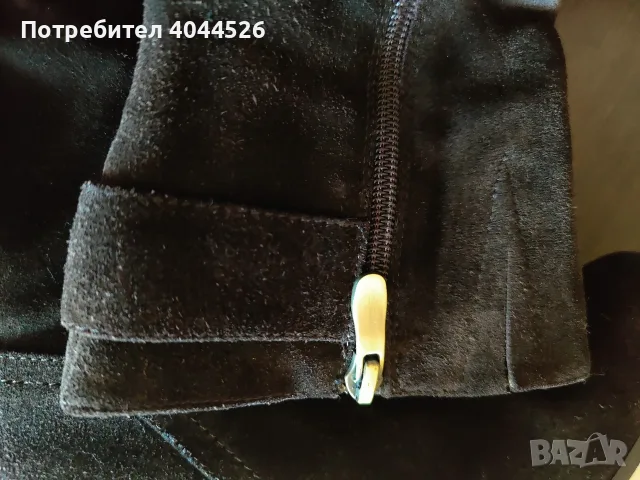 Високи боти, Hush Puppies, естествен велур, снимка 4 - Дамски боти - 56443762