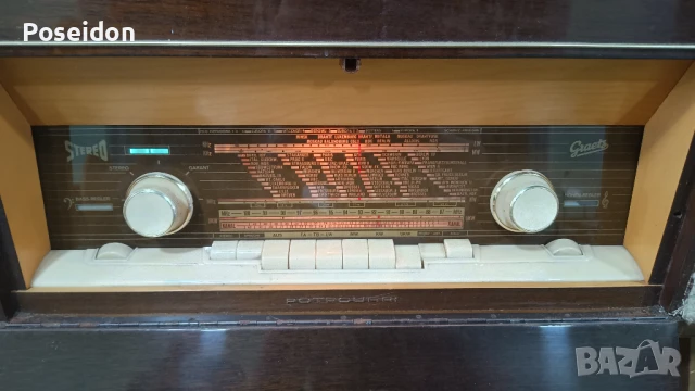 Лампово Радио Graetz Potpourri 5 1016, снимка 3 - Радиокасетофони, транзистори - 50783484