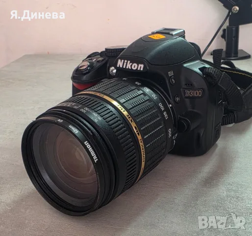 Фотоапарат Nikon D3100, снимка 2 - Фотоапарати - 56451912
