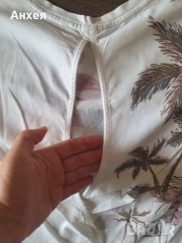 Desigual tee crossed open back life тениска, снимка 2 - Тениски - 53943144