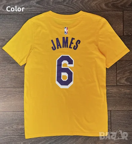 Детска тениска Nike LA Lakers Lebron James, снимка 2 - Фен артикули - 56004527