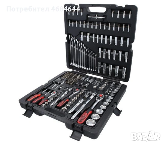 Комплект гедоре от 216 части 2062TR, снимка 5 - Гедорета - 53202069