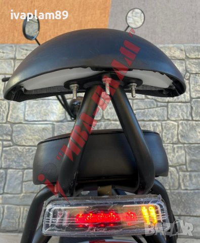Електрически скутер ’Harley’1500W 60V+LED Дисплей+Преден LED фар+Bluetooth+Аларма+Мигачи и габарити, снимка 9 - Мотоциклети и мототехника - 36713064