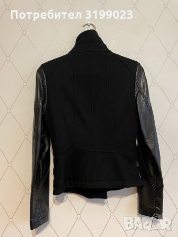 Дамско кожено яке, снимка 3 - Якета - 35027710
