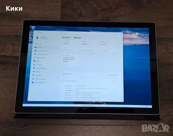 Лаптоп Таблет Microsoft Surface Pro 5 Touchscreen , снимка 5 - Лаптопи за дома - 52859453