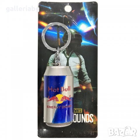 Ключодържател PUBG – енергийна напитка (Red Bull стил, PlayerUnknown’s Battlegrounds), снимка 3 - Други - 35411750
