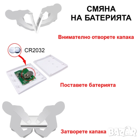 Безжичен ключ. WiFi smart + RF433 контролер. Девиаторно свързване, снимка 5 - Други - 52108915