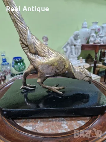 Чудесна антикварна колекционерска френска бронзова фигура статуетка , снимка 7 - Статуетки - 47889716