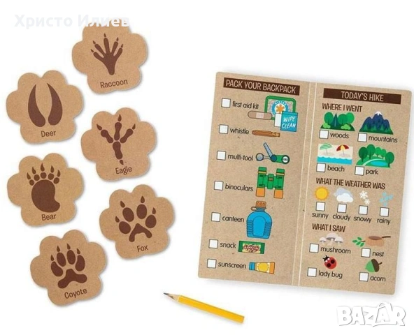 Melissa & Doug Изследователски комплект в раничка за игра сред природата, снимка 7 - Други - 54327623