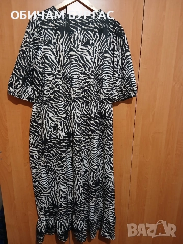 3xl ЕФЕКТНА ДЪЛГА РОКЛЯ , снимка 4 - Рокли - 53953402