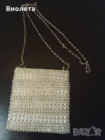 Официална сребърна чанта, снимка 1 - Подаръци за жени - 35107328