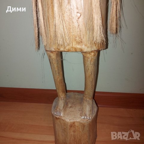 Дървена статуетка, снимка 6 - Статуетки - 40510780