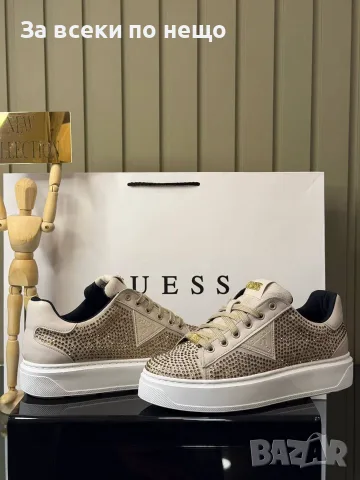 Guess Дамски Маратонки С Кристали👟Дамски Спортни Обувки С Камъни Гес - Различни Цветове Код SEM-10, снимка 3 - Маратонки - 55710304