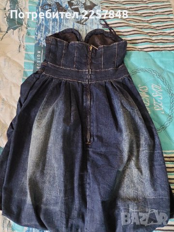 Дънкова рокля , снимка 2 - Рокли - 40700468