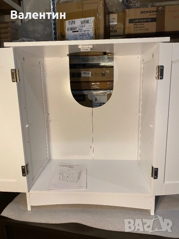 Шкаф за баня от MDF, снимка 5 - Шкафове - 52583442