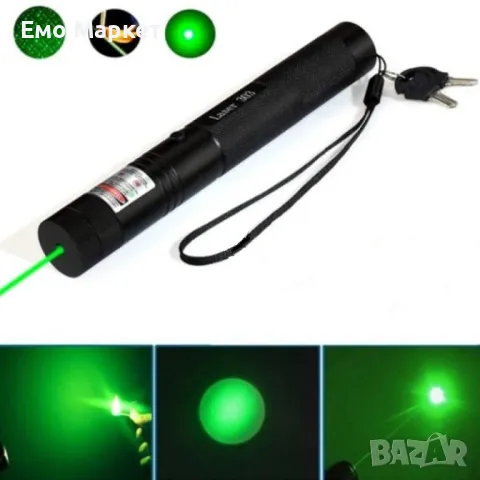 Зелен лазер с приставка - 1000mW, снимка 2 - Други стоки за дома - 49044836