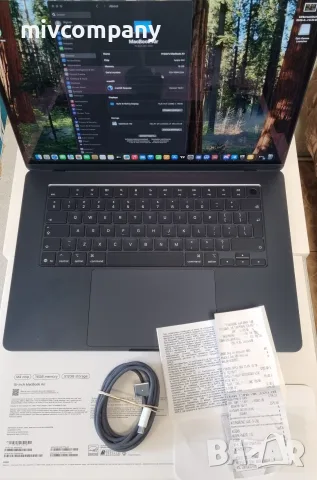 Лаптоп Apple Macbook Air 15" 2025, M4, 16GB RAM, 512 GB Гaранция!!!