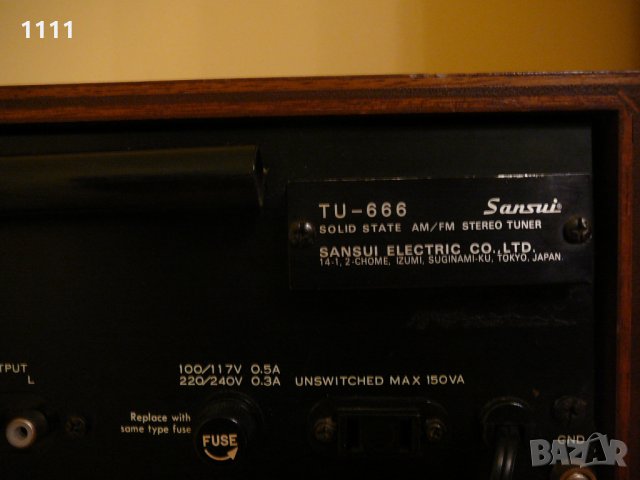 SANSUI TU-666, снимка 6 - Ресийвъри, усилватели, смесителни пултове - 35341018