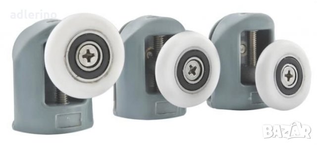 Колела за душ кабина, водачи за вратички на душкабина - комплект от 8 бр., снимка 9 - Душове - 34469485