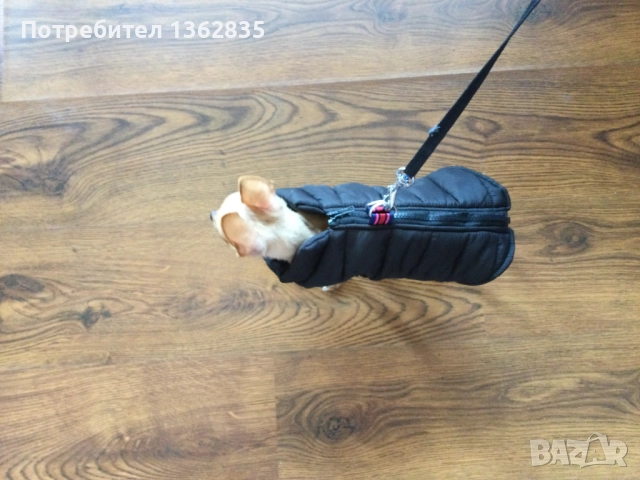 НОВ топъл черен зимен елек за куче от Италия S, M и L размер, снимка 4 - За кучета - 51928934