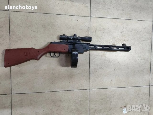 Автомат Шпагин или Шмайзер, със сачми, снимка 3 - Играчки за стая - 49639063