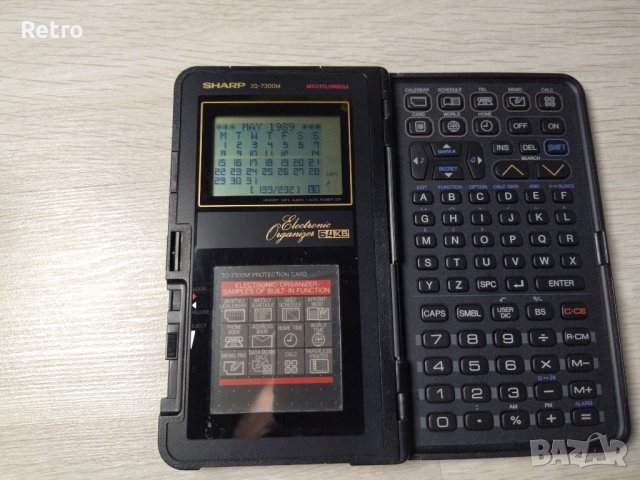 Ретро органайзер SHARP IQ-7300M Electronic Organiser 64KB, снимка 5 - Друга електроника - 38619799