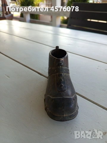 бронзова декоративна обувка, снимка 3 - Антикварни и старинни предмети - 54211891