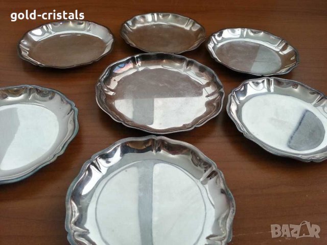 Метални немски чинийки, снимка 7 - Антикварни и старинни предмети - 31628054