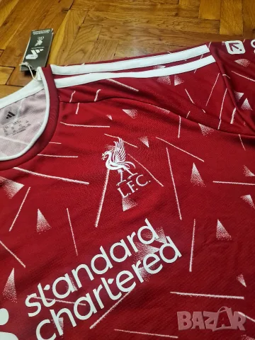 Страхотна мъжка футболна тениска ADIDAS LIVERPOOL 26/ 27 , нова с етикет, размер 2XL, снимка 5 - Тениски - 55984705