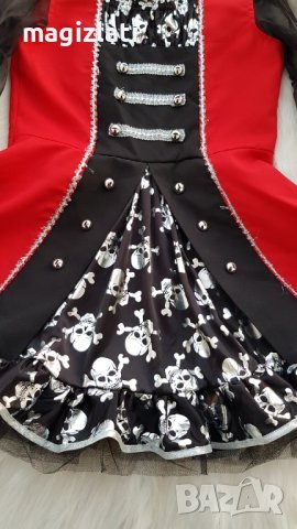 Рокля за Хелуин с черепи размер ХS-S - нова, снимка 8 - Рокли - 42701371