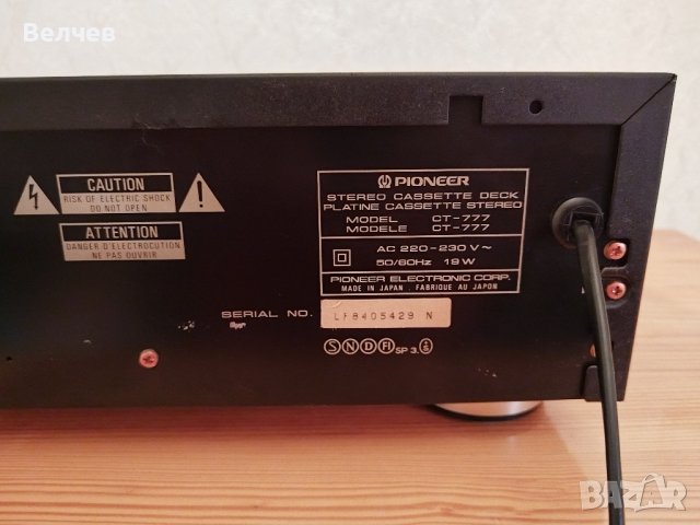 Pioneer ct-777, снимка 5 - Декове - 42705936