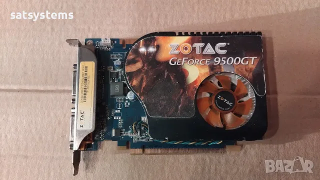 Видео карта NVidia GeForce Zotac 9500GT 512MB GDDR2 128bit PCI-E 