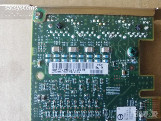 Sun ATLS1QGE x8 PCI-Express Quad Gigabit Ethernet UTP Low Profile Adapter, снимка 7 - Мрежови адаптери - 37251278