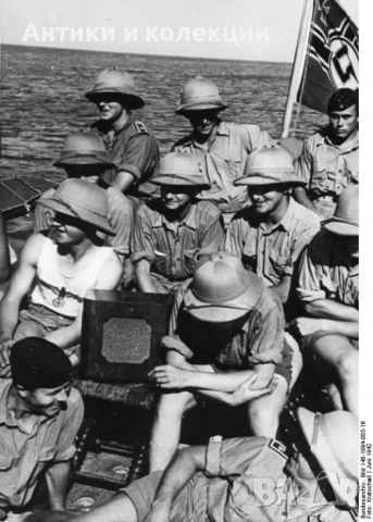 Каска шлем африкански корпус вермахт , снимка 14 - Антикварни и старинни предмети - 51261527