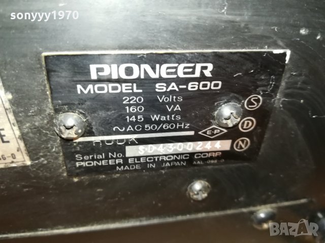 ЗАЯВЕН!!!PIONEER STEREO AMPLIFIER-MADE IN JAPAN 2111212028, снимка 12 - Ресийвъри, усилватели, смесителни пултове - 34882210