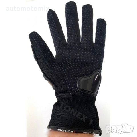 МОТО РЪКАВИЦИ С ПРОТЕКТОРИ, ЧЕРНИ, С карбонови протектори, Дълги - 098, снимка 4 - Аксесоари и консумативи - 46437333