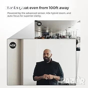 Камера за безжично поточно предаване NearStream VM33, 2K StreamCam, снимка 2 - Камери - 49185681