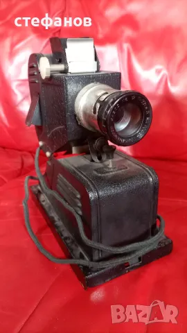 Диапроектор, диа проектор за позиционни филмчета, руски, куфарче, 1950 г, снимка 5 - Колекции - 48940314