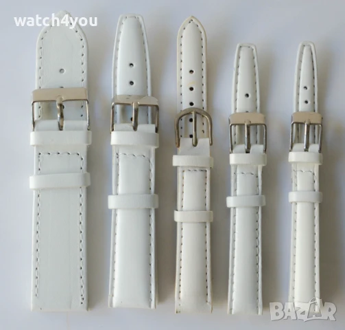 НОВА БЯЛА КАИШКА ОТ ЕСТЕСТВЕНА КОЖА.БЕЛИ КАИШКИ ЗА ЧАСОВНИЦИ BIALA KAISHKA ZA CHASOVNIK BELI KAISHKI