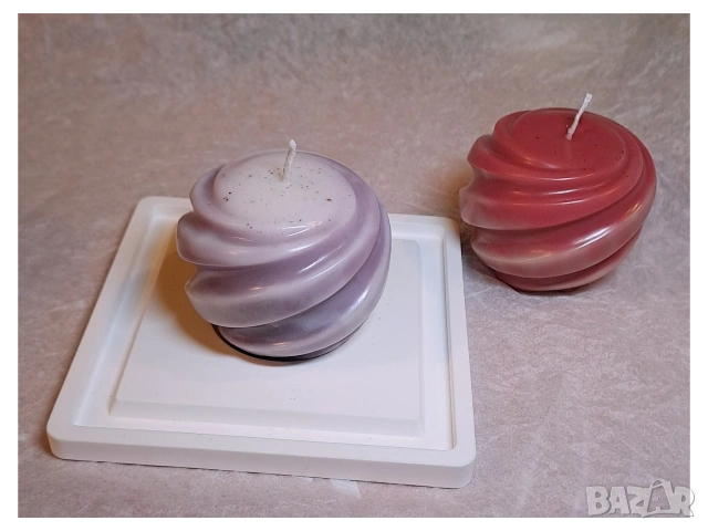 Комплект ароматни свещи, снимка 4 - Ръчно изработени сувенири - 54361098