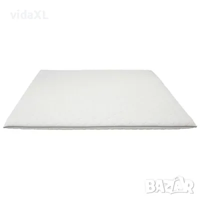 vidaXL Топ матрак, 140x200 см, виско мемори пяна, 6 см（SKU:282779）, снимка 4 - Спални и легла - 48441892